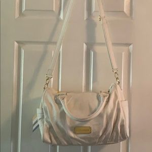 Steve Madden white shoulder bag